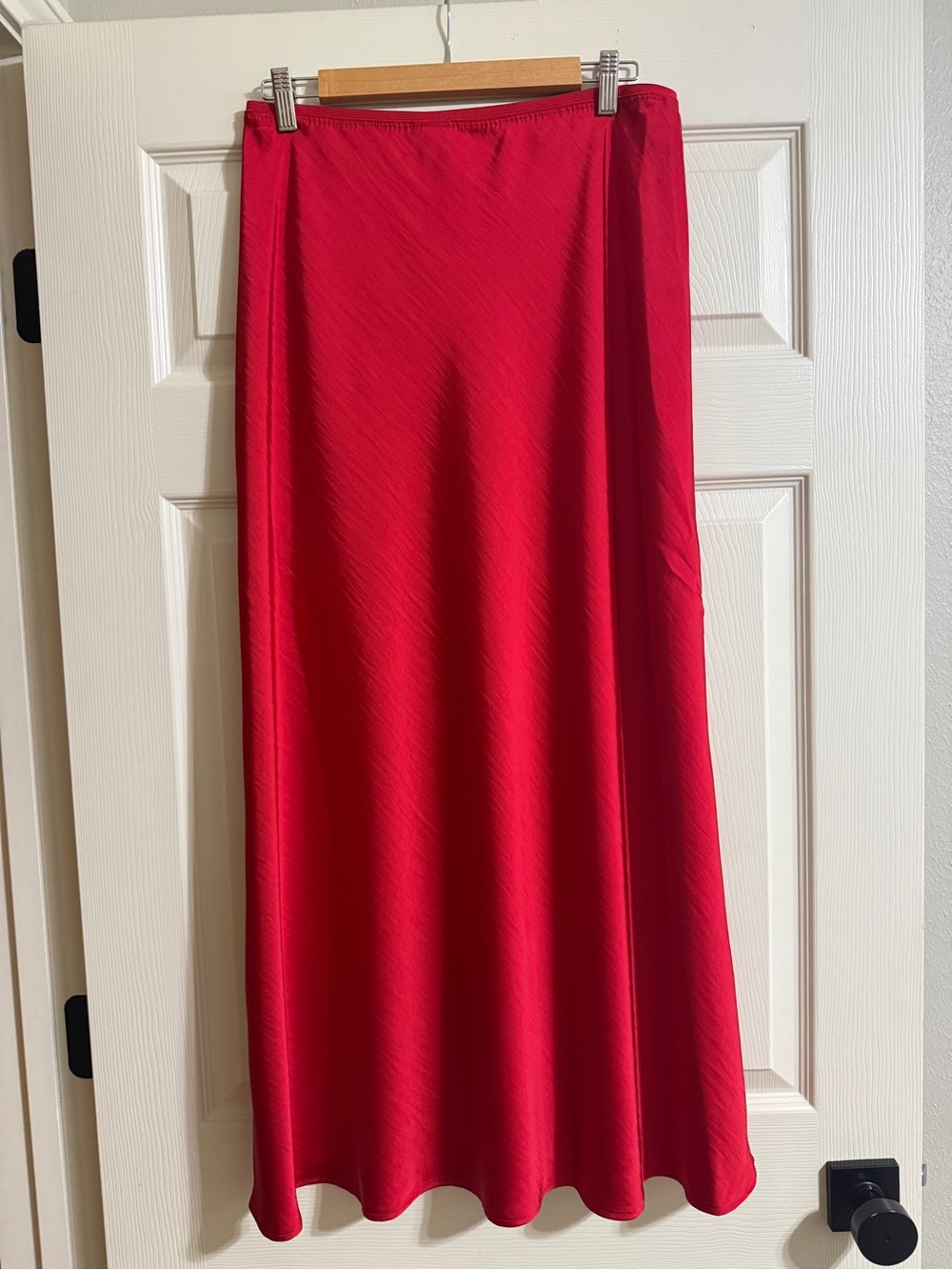Target Red Maxi Skirt - Smooth Flowing Silhouette